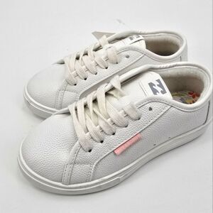Billabong White Kids Sneaker Shoes Size 1 NEW